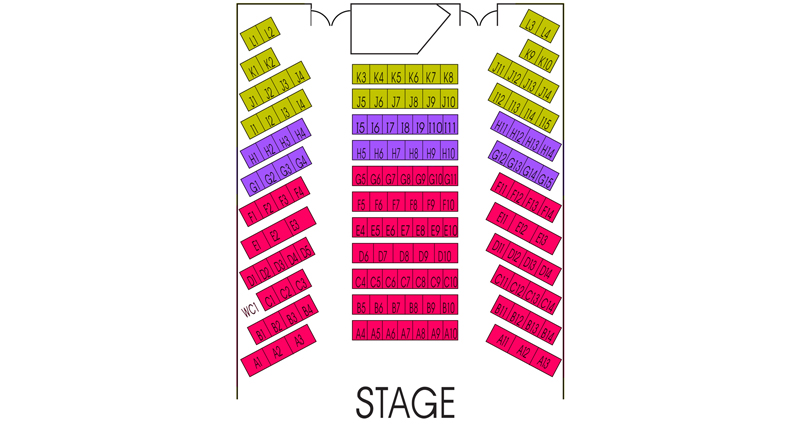 The Sanctuary Seating Chart